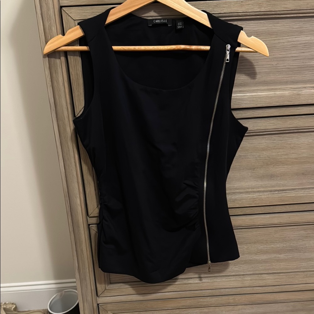 Carlisle Black Sleeveless Top
